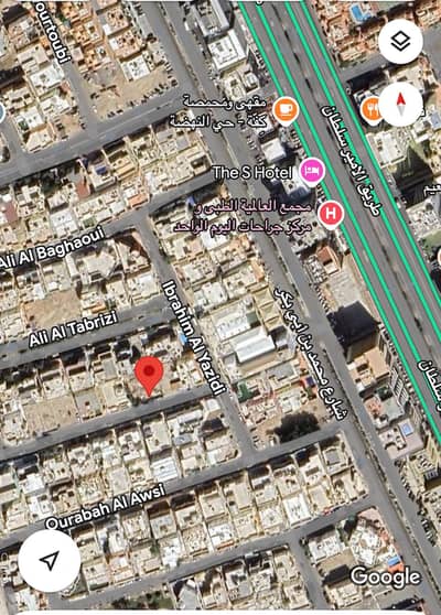 Land for Sale in North Jeddah, Jeddah - Half plot of land for sale in Al Nahda