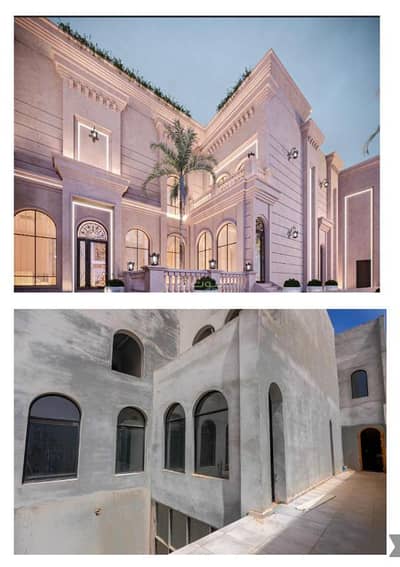 7 Bedroom Villa for Sale in Dhahrat Al Awdat Gharb, Al Diriyah - Luxurious villa 3300m² construction basement - cinema - swimming pool - sports court in Jax neighborhood - Diriyah | Prime location.