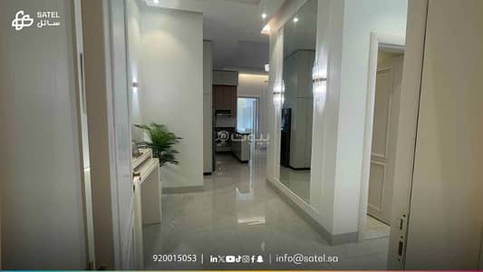 شقة 2 غرفة نوم للايجار في شمال الرياض، الرياض - شقة مفروشة بالكامل في الرياض، حي الورود