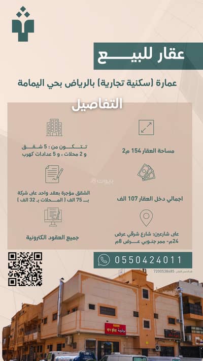 10 Bedroom Building for Sale in Central Riyadh, Riyadh - 7 Bedroom Building For Sale in Al Yamamah, Riyadh