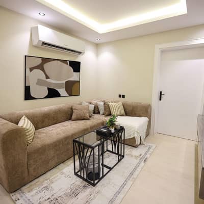 1 Bedroom Apartment for Rent in Riyadh - Apartment consisting of a bedroom and a lounge