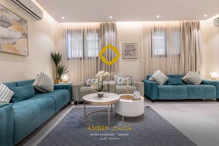 2 Bedroom Flat for Rent in North Riyadh, Riyadh - Luxurious apartment for rent with smart entry and luxurious accommodation in the heart of Riyadh, Al Qirawan