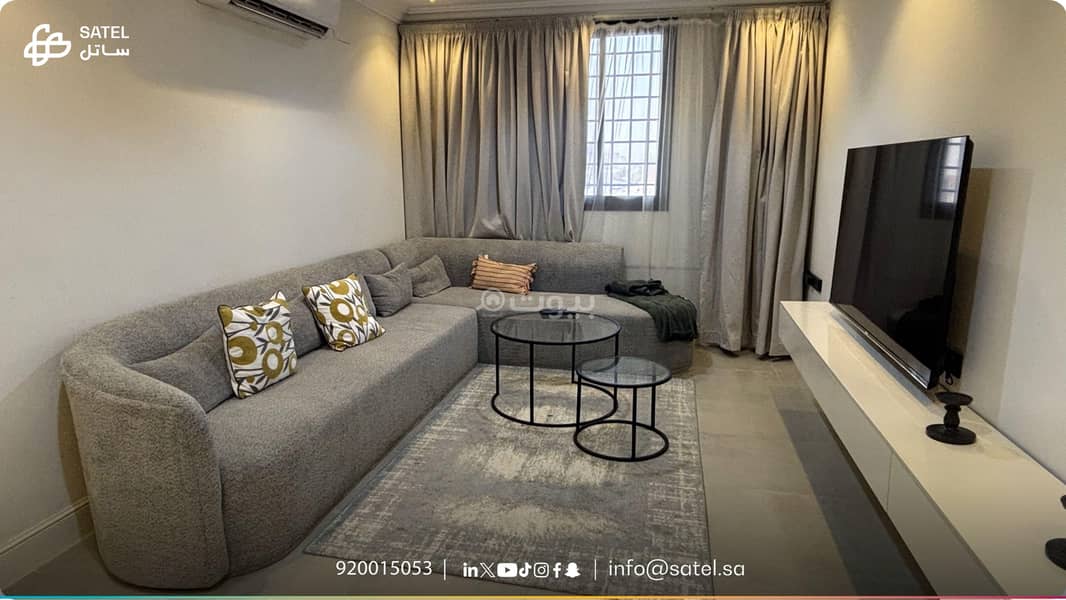 A luxurious apartment in Al Malqa enjoys a prime location in the northern part of Riyadh