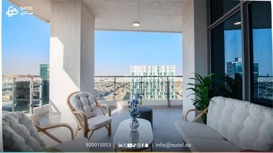 شقة 3 غرف نوم للايجار في شمال الرياض، الرياض - شقة مفروشة بالكامل في الرياض، حي الصحافة