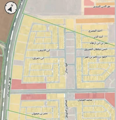 Land for Sale in North Riyadh, Riyadh - For sale, three adjacent plots of land in Kairouan.