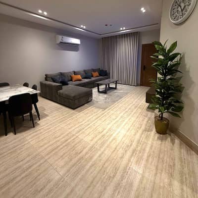 فلیٹ 3 غرف نوم للايجار في الرياض - شقة بتصميم و اثاث مودرن