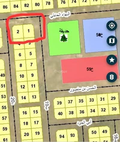 Residential Land for Sale in Al-Rabwa District - Buqayq, Buqayq - Residential Land for Sale in Al-Rabwa District - Buqayq