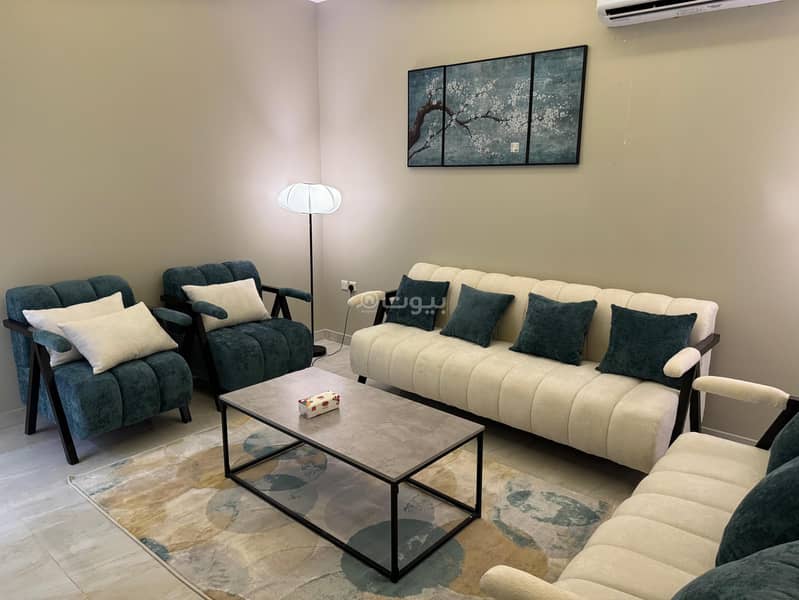 For rent: a furnished 3-bedroom apartment - North Riyadh