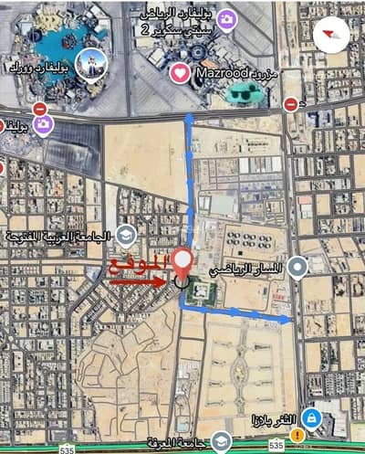ارض  للبيع في شمال جدة، جدة - قطعتان للبيع بموقع استثماري مميز على 3 شوارع – المساحة 763م² والسعر 5.5 مليون