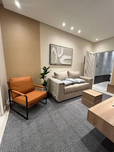 2 Bedroom Flat for Rent in East Riyadh, Riyadh - Furnished apartment with two rooms and a living room for monthly rental in Al Rawda neighborhood