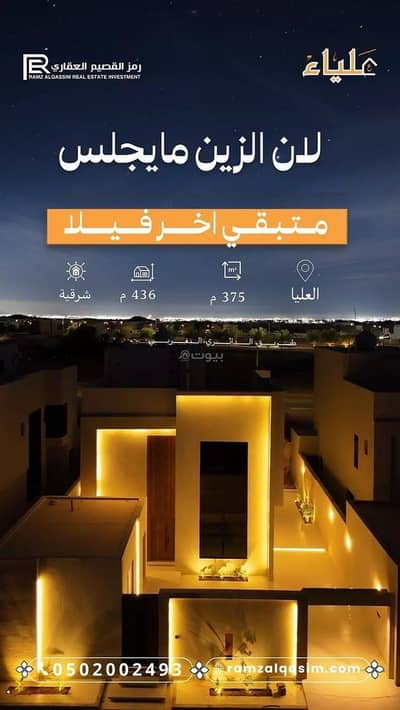 1 Bedroom Villa for Sale in Al Ulayya, Unayzah - Villa for sale in al ulayya, unayzah