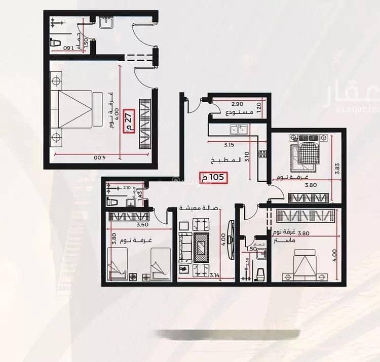 Studio apartment for sale in al safa, jeddah