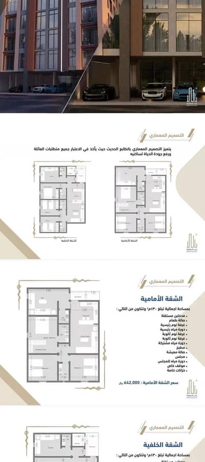 فلیٹ 3 غرف نوم للبيع في شمال جدة، جدة - شقة للبيع في شارع ابن خرقان, حي السلامة, مدينة جدة, منطقة مكة المكرمة