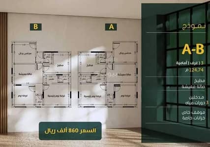 1 Bedroom Apartment for Sale in North Jeddah, Jeddah - Studio apartment for sale in al zahraa, jeddah