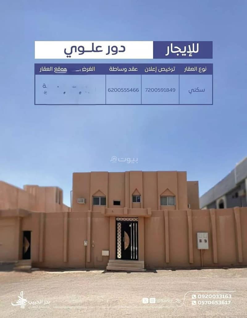 Floor for rent in al zahrah, al bukayriyah