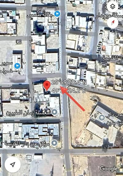Land for Sale in Al-Fihaa District - Old Ain Dar, Buqayq - Land for sale in Hudhayfah Ibn Al-Yaman Street, Al-Faihaa District - Old Ain Dar, Buqayq City, Eastern Province