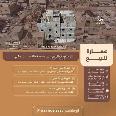 عمارة  للبيع في وسط الرياض، الرياض - مبنى للبيع في منفوحة، الرياض