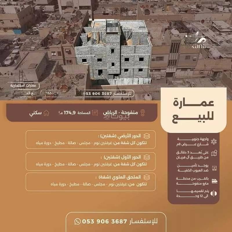 Building for sale in manfuhah, riyadh