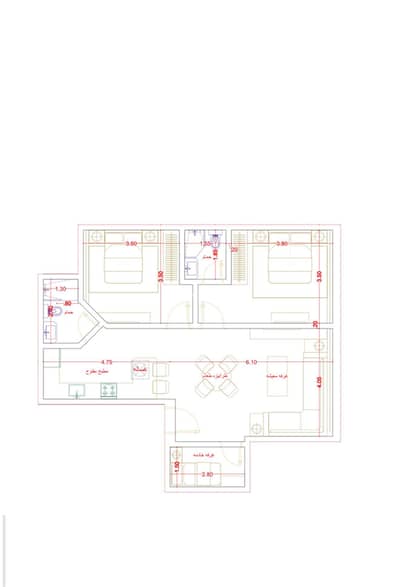 2 Bedroom Flat for Sale in North Jeddah, Jeddah - Studios for sale in Al-Andalus neighborhood on Tahlia Street