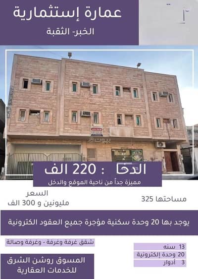 Building for Sale in Thuqbah, Al Khobar - Building For Sale in Thuqbah, Al Khobar