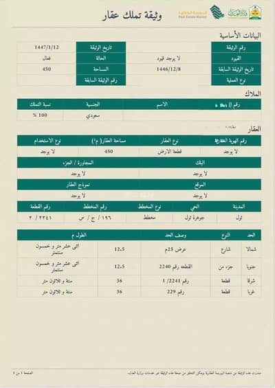 Land for Sale in Jawharat Thul, Thuwal - Land For Sale in Jawharat Thul, Thuwal