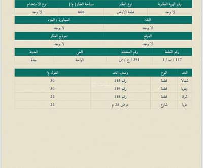 Land for Sale in North Jeddah, Jeddah - Land For Sale in Al Waha, Jeddah