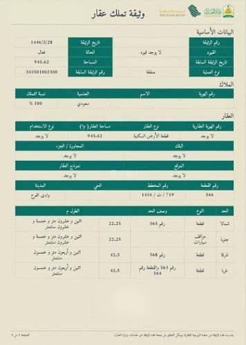 Residential Land For Sale in Wadi Al Foraa