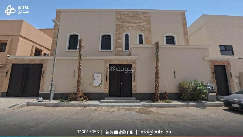 دور اول سكني في فيلا جديدة بحي العليا، جديد متكامل المساحات المستغلة وعلى شارع واسع للايجار السنوي للعوائل