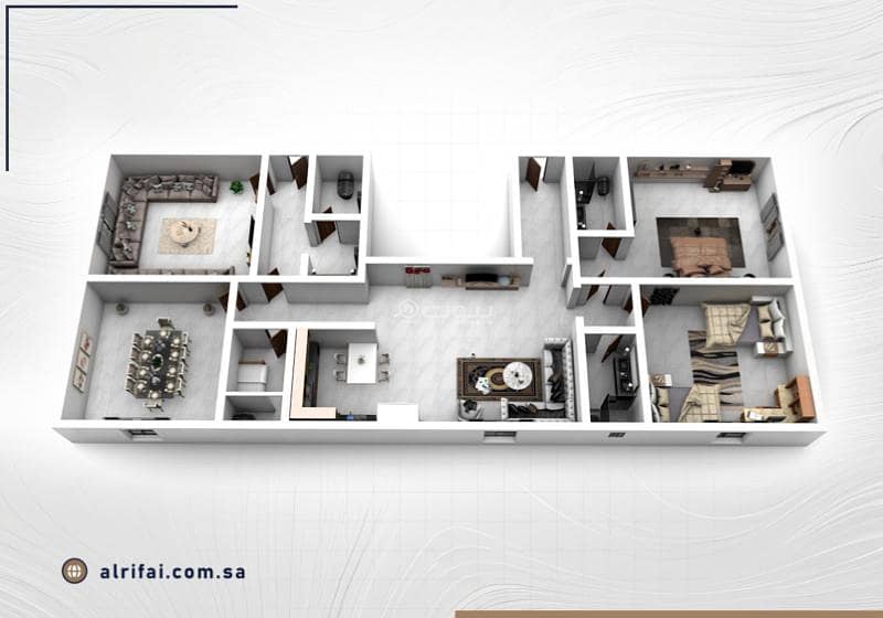 Apartment for sale, 4 new luxury rooms, ready for immediate occupancy, at a bargain price in Al Naeem neighborhood.