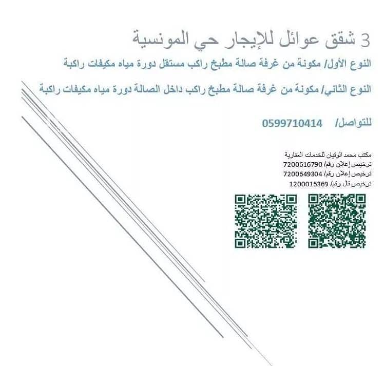 عمارة للإيجار في شارع التنعيم, حي المونسية, مدينة الرياض,