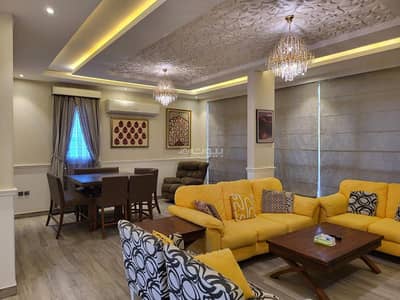 شقة 2 غرفة نوم للايجار في شرق الرياض، الرياض - شقة فاخرة مؤثثة للإيجار مع سطح مطل على هيلتون الرياض-حي الازدهار، الرياض