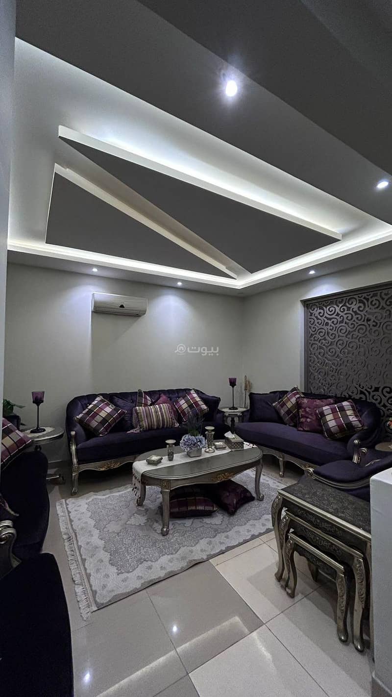 A furnished two-story apartment consisting of 3 bedrooms and a hall for rent in Al Yasmeen.