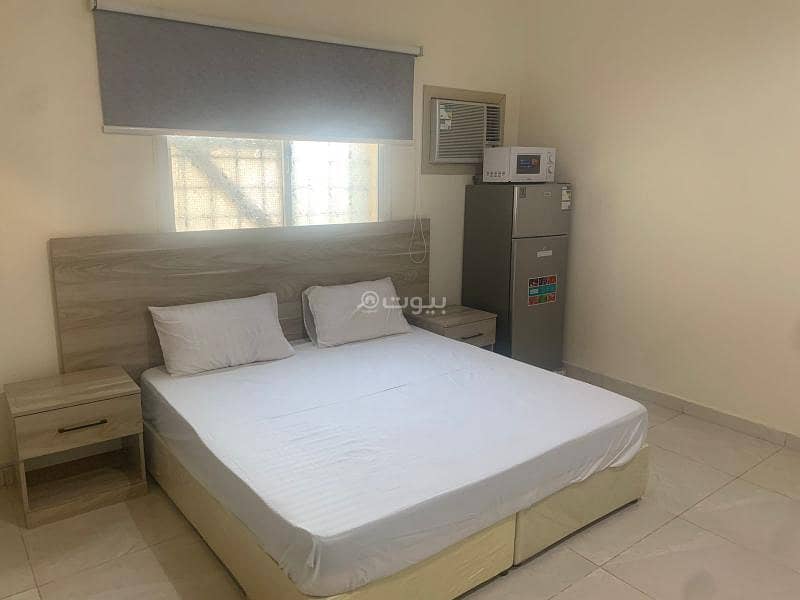 Furnished studio apartment for rent monthly and annually in Jeddah, Al Marwah neighborhood.