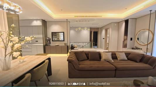 3 Bedroom Flat for Rent in North Riyadh, Riyadh - Fully Furnished Modern Duplex in Al Aqiq district