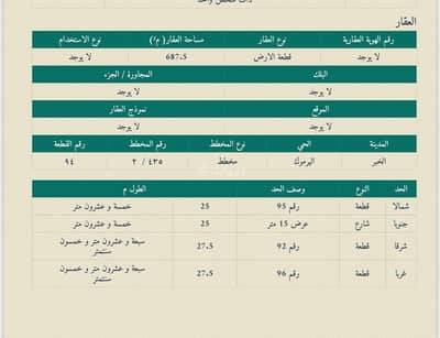 ارض سكنية  للبيع في اليرموك، الخبر - ارض سكنية للبيع في حي اليرموك، الخبر