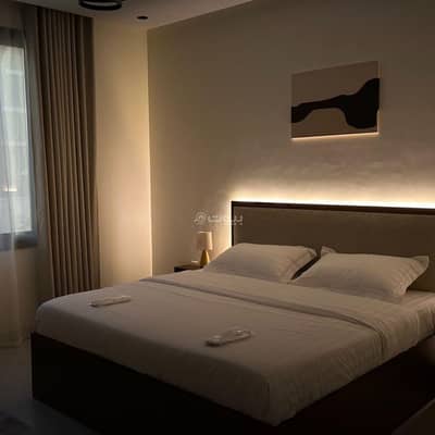 2 Bedroom Flat for Rent in Jeddah - A two -room hotel apartment, a lounge and an integrated kitchen