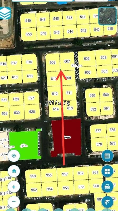 Land for sale in Jeddah, Al-Naseem neighborhood, building area.
