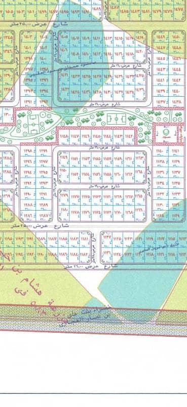 أرض للبيع في مخطط جوهرة العروس 1م حي الزهور