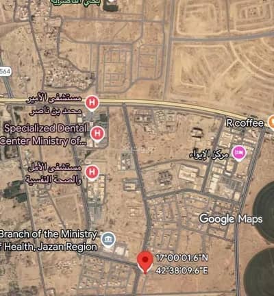 ارض سكنية  للبيع في الروابي، جازان - أرض للبيع في شارع 1534, حي الروابي, مدينة جازان, منطقة جازان