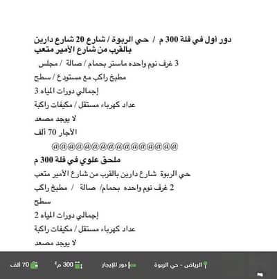 5 Bedroom Floor for Rent in Central Riyadh, Riyadh - 5 Bedroom Floor For Rent in Al Rabwah, Riyadh