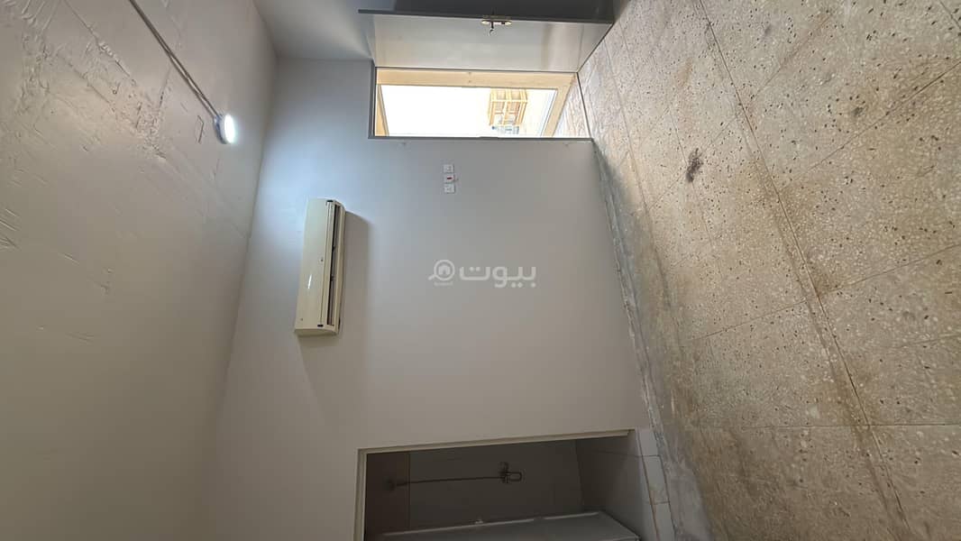 Room, bathroom, and kitchen