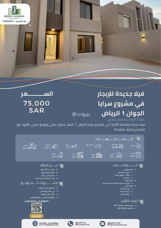 Villa For Rent in King Khalid International Airport, Riyadh