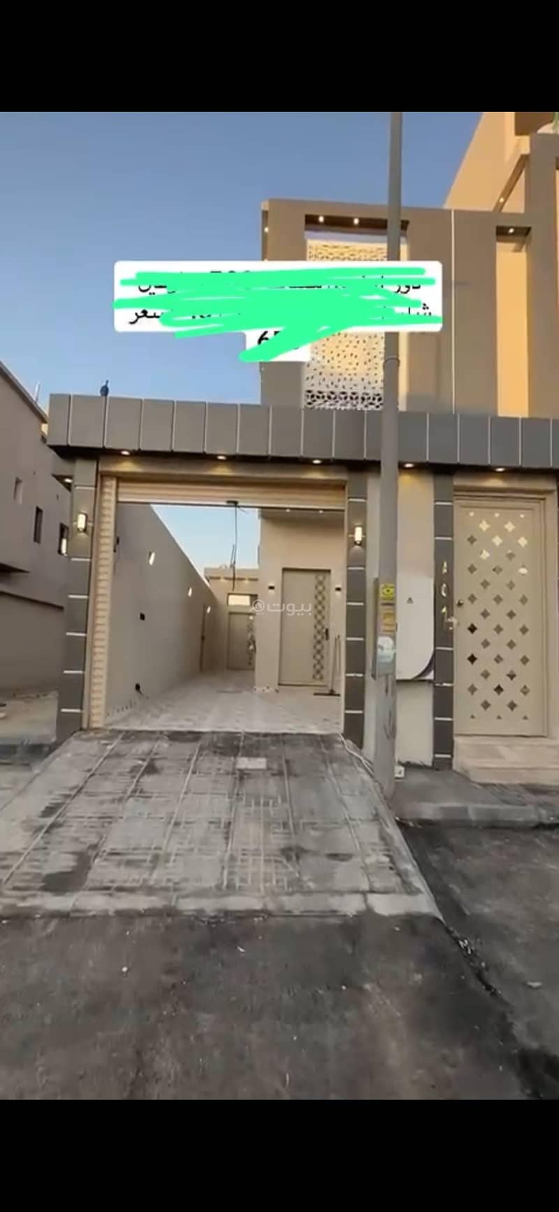 دور ارضي مساحه ٣٠٠ الشفاء