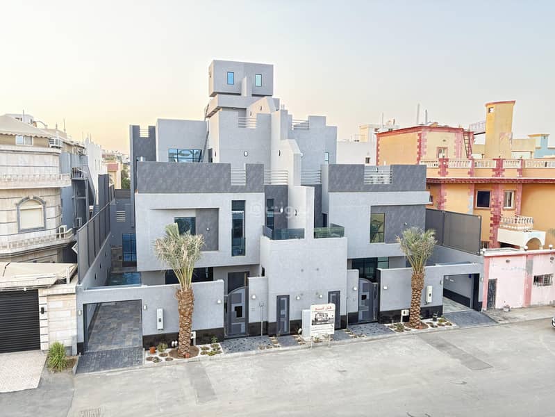 Duplex villa with a modern design
