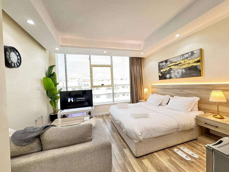 استوديو فاخر | إطلالة على الأفق في الروضة | وحدة للإيجار بالكامل في جدة، المملكة العربية السعودية استوديو فاخر | إطلالة على الأفق في الروضة | وحدة للإيجار بالكامل في جدة، المملكة العربية السعودية