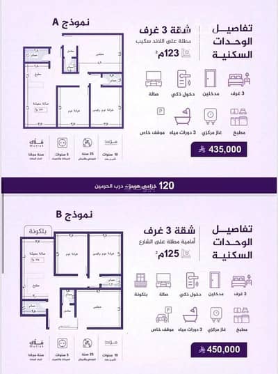 3 Bedroom Apartment for Sale in North Jeddah, Jeddah - 3 Bedroom Apartment For Sale in Al Fayhaa, Jeddah