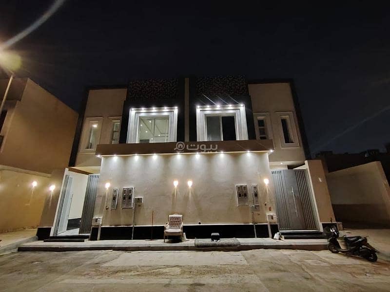 For sale: villa with ground floor + first floor + apartment, with a single deed in Al Nahda neighborhood.