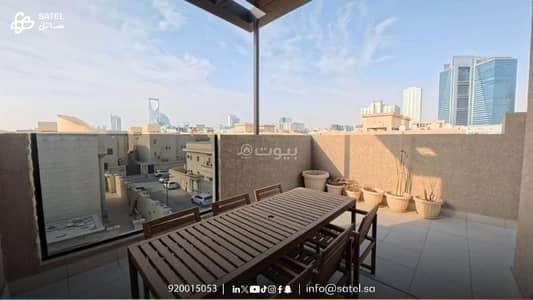 دور 2 غرفة نوم للايجار في شمال الرياض، الرياض - شقة جديدة مؤثثة بالكامل بإطلالة في حي العليا
