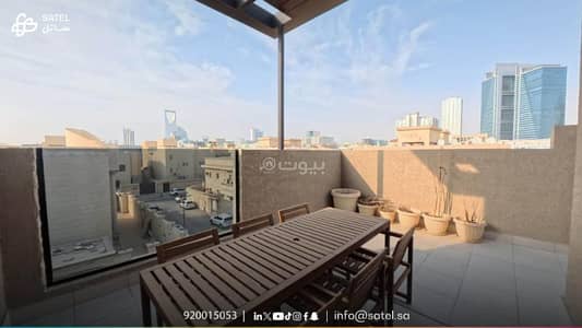 دور 2 غرفة نوم للايجار في شمال الرياض، الرياض - شقة جديدة مؤثثة بالكامل بإطلالة في حي العليا