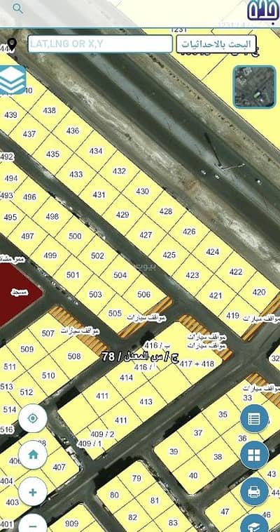 Residential Land for Rent in North Jeddah, Jeddah - For rent, a commercial land in Jeddah, Al-Buhayrat neighborhood.
